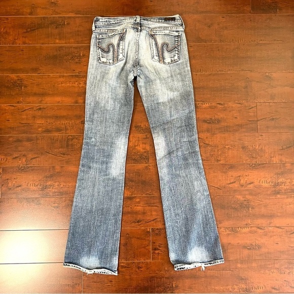 CITIZENS OF HUMANITY Denim Ric Rac #108 Stretch Low Waist Bootcut Jeans Size 29 - Picture 2 of 12